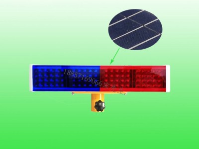 一体式太阳能警示灯红蓝警示灯交通设施厂家图2
