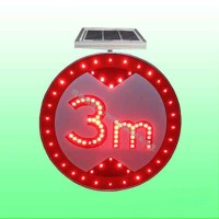 本溪市交通发光标志牌 太阳能限高标志齐全
