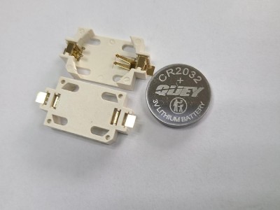 CR2032阻燃电池座BS-2-1卧式底座图2