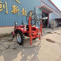 拽电缆拖拉机绞磨 四轮牵引绞磨机 电力拉电缆设备