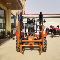 15吨拖拉机放线机 收线施工拉缆四轮绞磨机