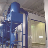 机械回收型喷砂房特点及使用范围